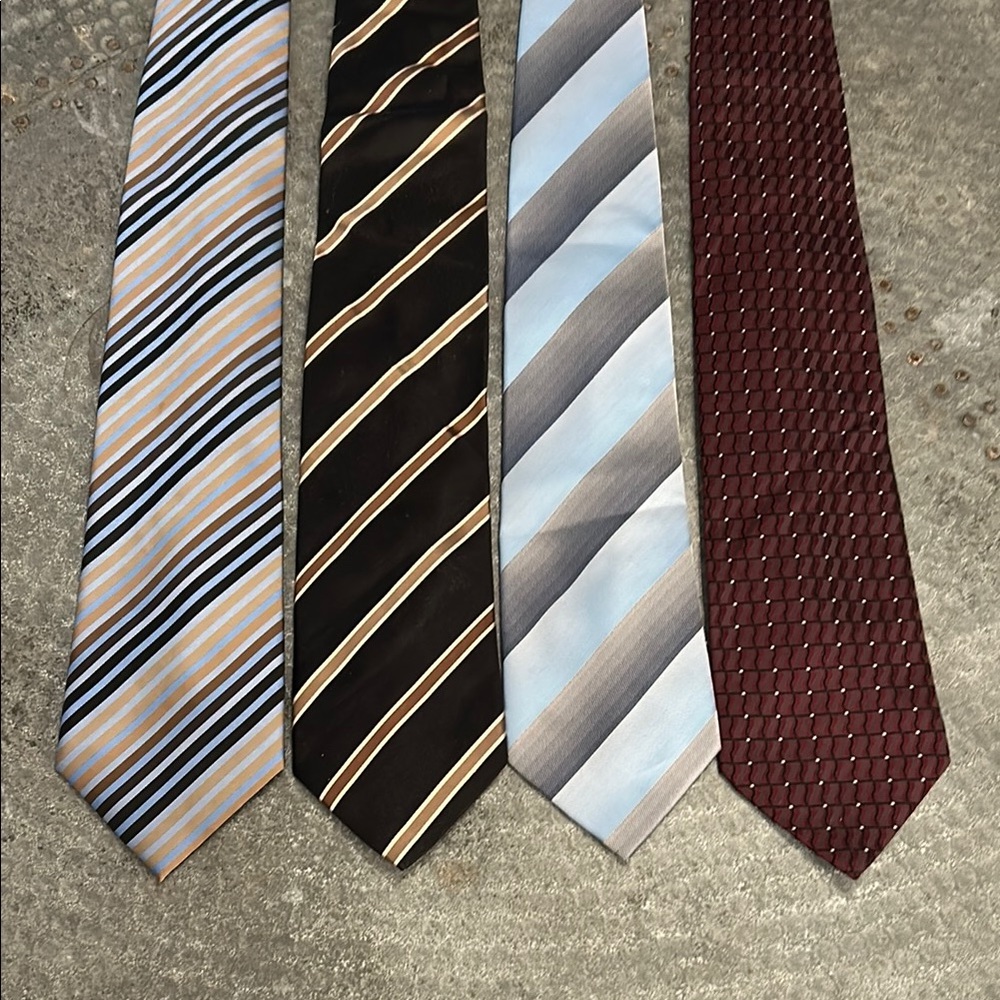 Four Mens Ties
